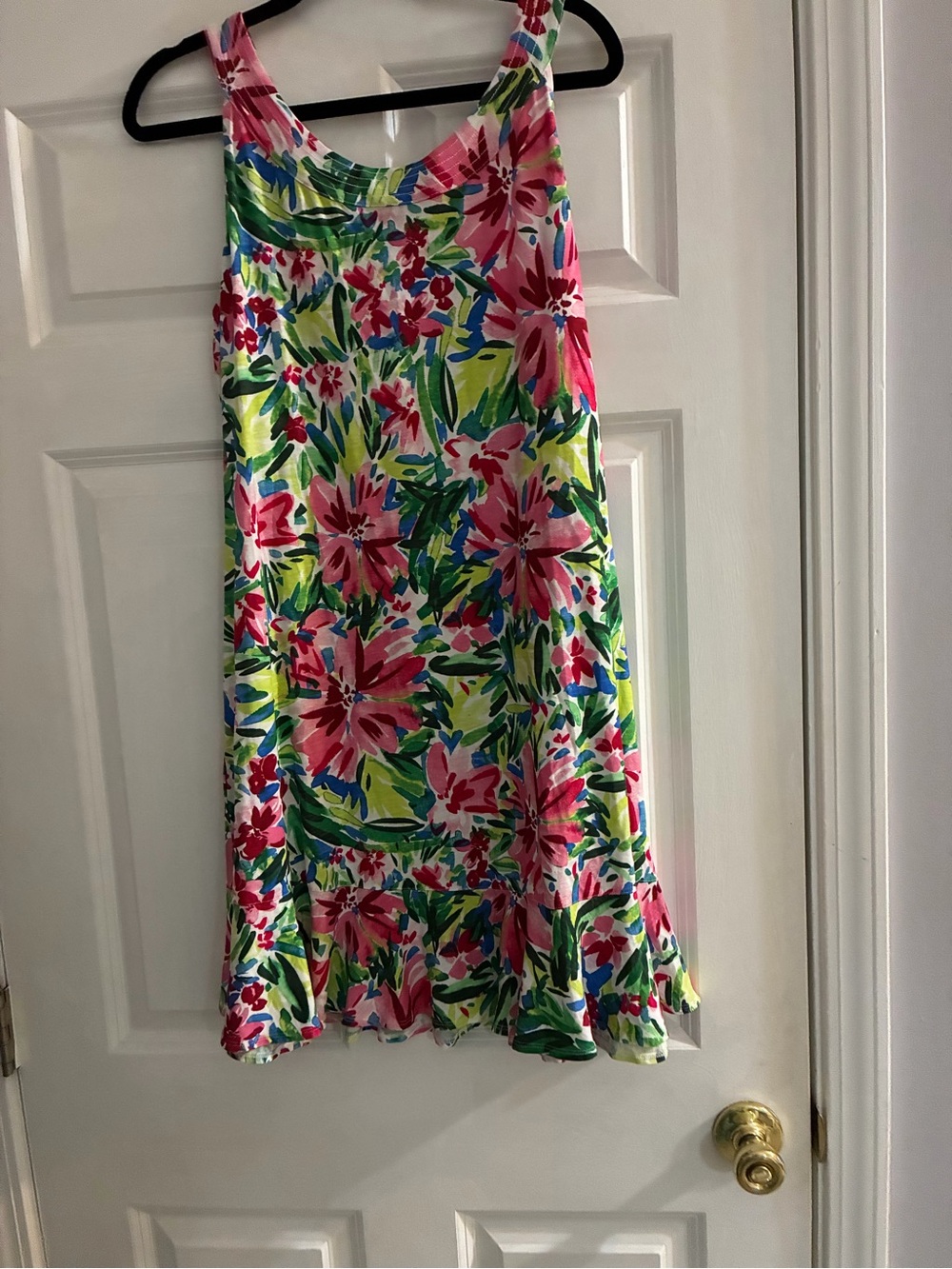 Tommy Bahama Pink, Green & Blue Floral A-Line Sundress